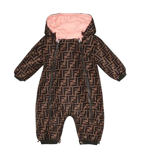 fendi baby suit|Fendi raincoat child.